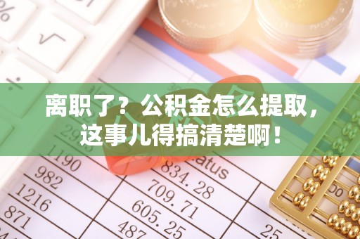 千山离职了？公积金怎么提取，这事儿得搞清楚啊！