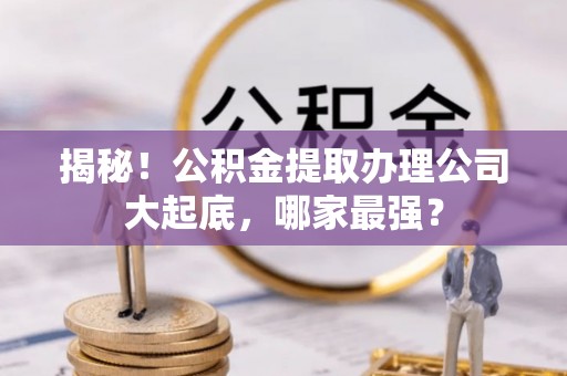 千山揭秘！公积金提取办理公司大起底，哪家最强？