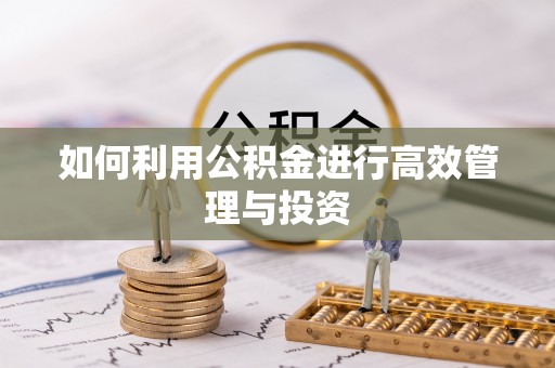千山如何利用公积金进行高效管理与投资